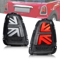2 dynamic fullLED rear lights Mini R56 R57 R58 R59 - Black