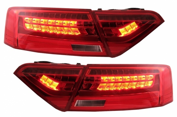 2 luzes LED dinâmicas Audi A5 8T 07-11 - vermelho