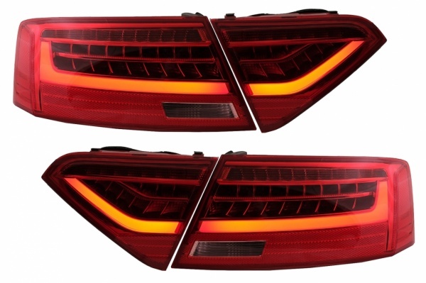 2 Audi A5 8T Facelift 12-16 dynamic LED lights - Red
