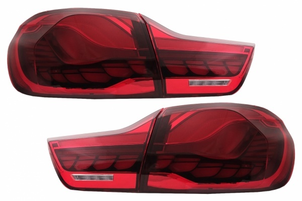 2 fanali posteriori dinamici OLED BMW Serie 4 F32 F33 F36 - 13-19 - Rosso