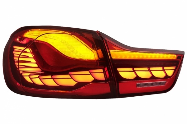 2 luces traseras OLED dinámicas BMW Serie 4 F32 F33 F36 - 13-19 - Rojo