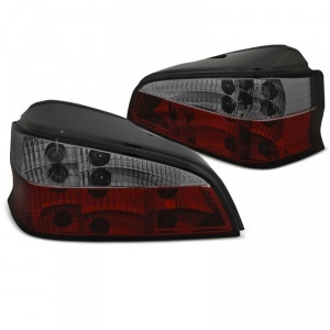2 Peugeot 106 96-03 rear lights - Smoked red