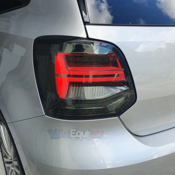 2 VW Polo 6R dynamic rear lights - fullLED - Smoke