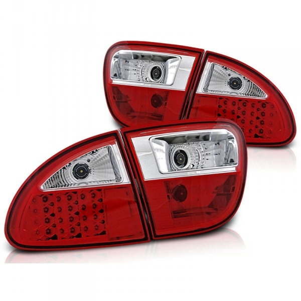 2 luces LED SEAT Leon 1M - 99-04 - Rojo