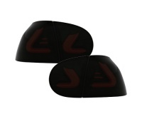 2 achterlichten carDNA VW Golf 5 03-08 fullLED - Zwart