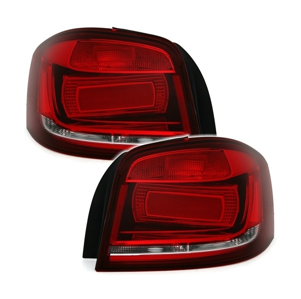 2 AUDI A3 8P 03-12 taillights Red - facelift style