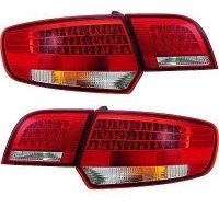 2 AUDI A3 8PA Sportback LED 04-08 lights - Red