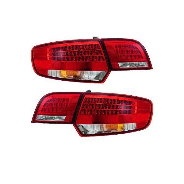 2 luces AUDI A3 8PA Sportback LED 04-08 - Rojo