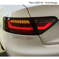 2 Audi A5 2007-09 LED lights - Smoke / Red
