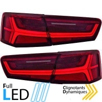 2 lanternas traseiras LED AUDI A6 C7 - fullLed Red - Dynamic