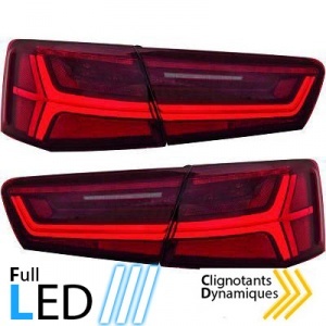 2 AUDI A6 C7 LED taillights - fullLed Red - Dynamic