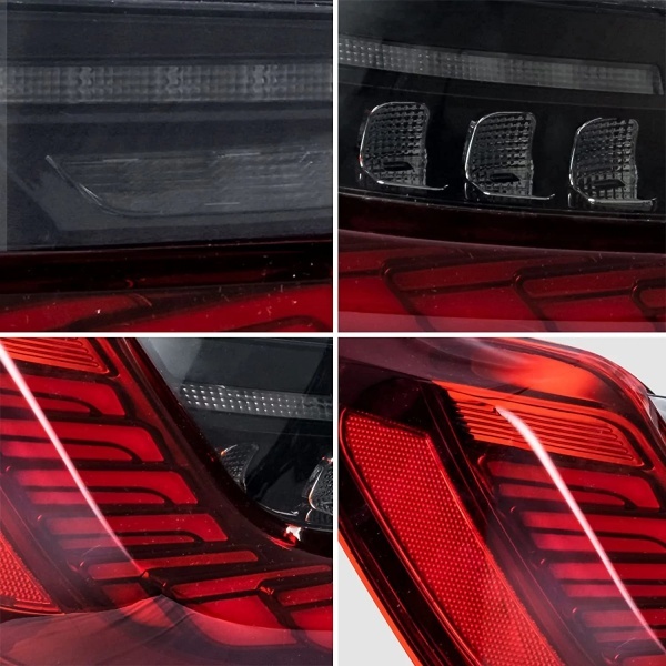 2 Dynamische OLED-achterlichten BMW Serie 3 G20 - 18-22 - Rood