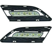 2 luces de conducción diurna LED DRL Ready - BMW E90 E91 09-12 - Blanco