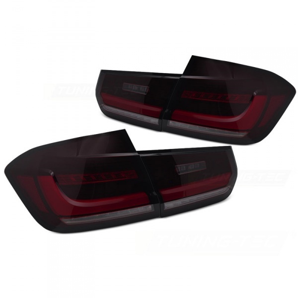 2 Dynamic LED rear lights BMW Serie 3 F30 - 11-19 - Red Tint