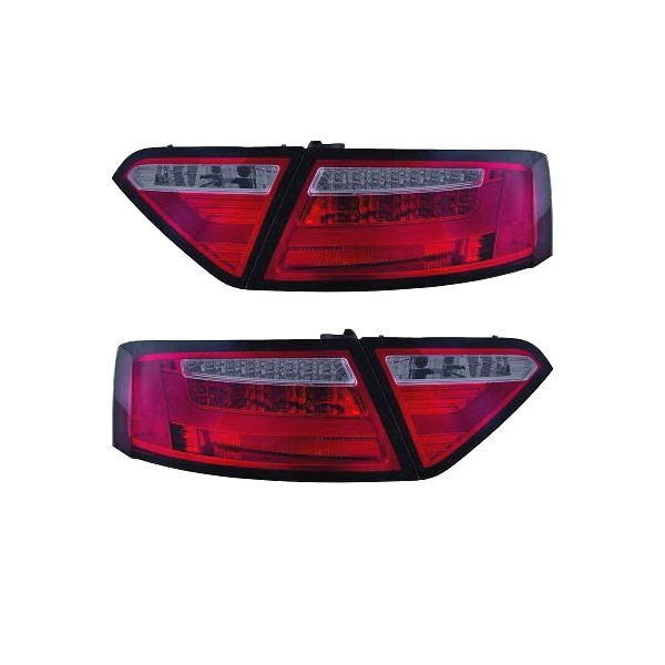 2 luzes LED Audi A5 8T 07-11 - vermelho fumado