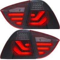 2 luces traseras BMW Serie 3 E91 05-08 - LTI - Ahumado - Rojo