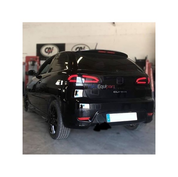 2 luces SEAT Ibiza 6L 02-08 - LTI + LED - Negro
