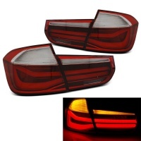 2 luces traseras LED BMW Serie 3 F30 - 11-15 - Rojo Blanco