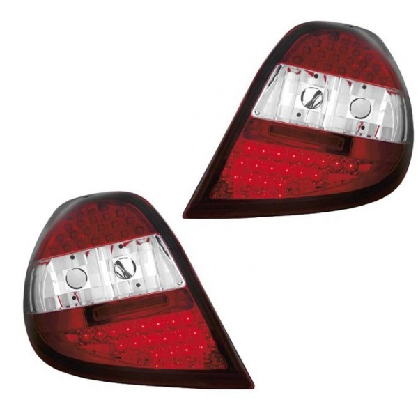 2 luces LED Renault Clio 3 - 05-09 - Rojo