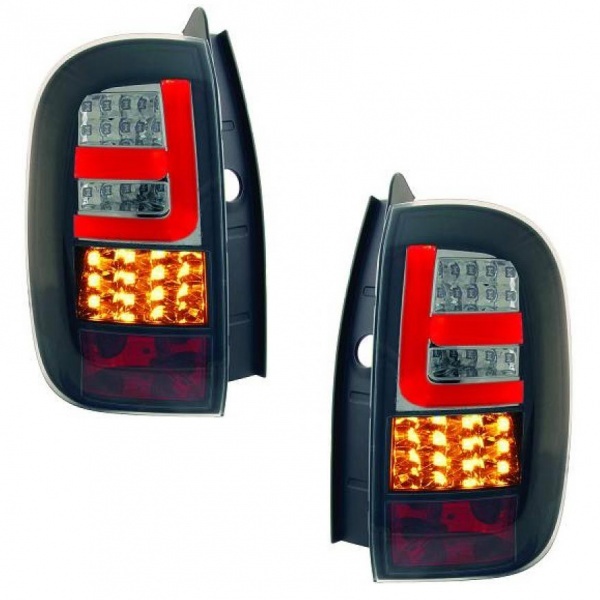 2 luzes LED Dacia Duster 2011 - transparente / preto / fumê