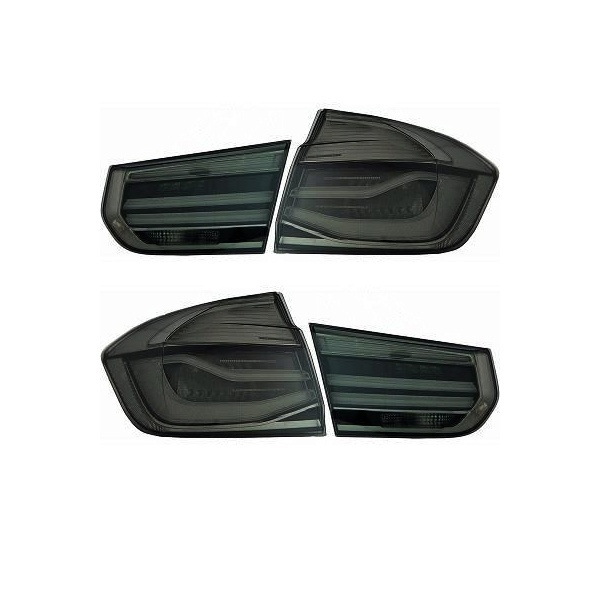 2 luces traseras LED BMW Serie 3 F30 - 11-15 - Negro