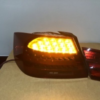 2 luces traseras BMW Serie 3 E92 LED 06-10 - Teñidas en rojo