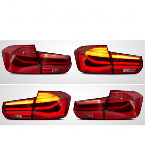 2 LED rear lights BMW Serie 3 F30 - 11-15 - Red