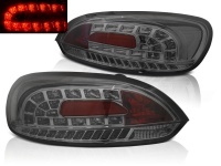2 fanali posteriori a LED VW Scirocco 08-14 - Nero trasparente
