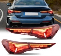 2 Dynamische OLED-achterlichten BMW Serie 4 G22 - 20-22 - Rood
