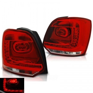 2 Feux arriere VW Polo 6R 09-14 - LED - Rouge