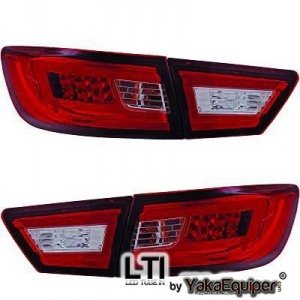 2 Renault Clio 4 LED LTI-lampen - Rood getint