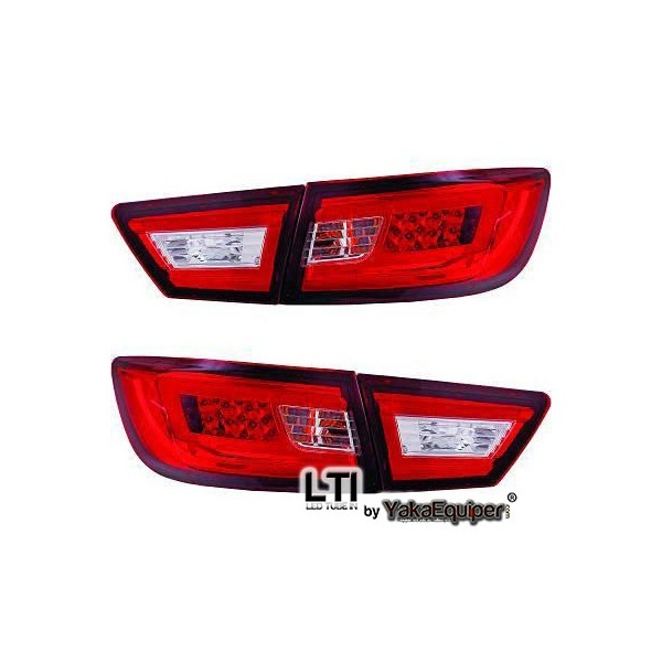 2 luces Renault Clio 4 LED LTI - Rojo
