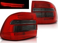 2 luces para Porsche Cayenne 9PA LED 03-07 - Rojo ahumado