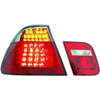 2 luci posteriori BMW E46 Berlina LED 98-01 - rosse