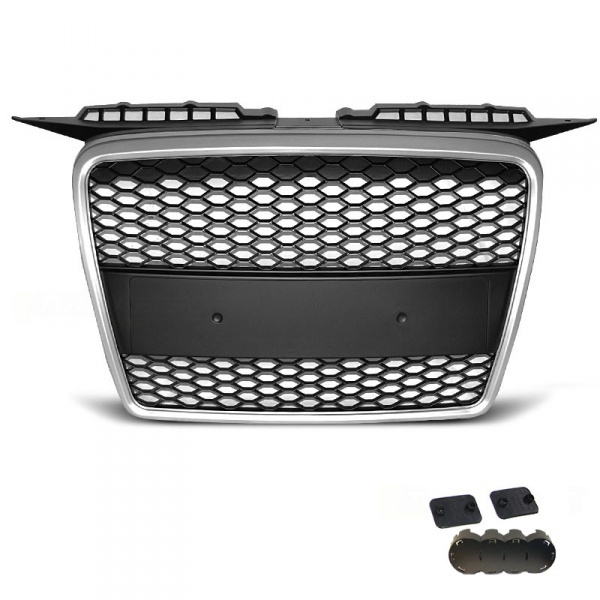 Audi A3 8P Grille 05-08 - look RS3 - Matte Silver