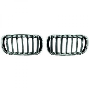 BMW X5 X15 F6 16-13 Front grille grille - Chrome