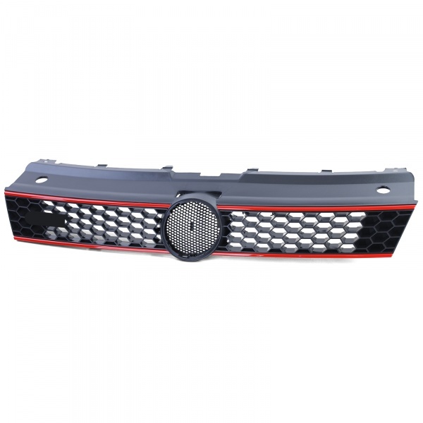 Grille grille VW Polo 6R 6C 09-17 - GTI-look - Matzwart
