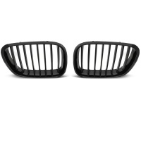 Roosters grille BMW X5 E53 fase 1 99-03 - Glanzend Mat Zwart