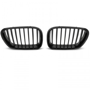 Roosters grille BMW X5 E53 fase 1 99-03 - Glanzend Mat Zwart