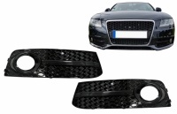 Faróis de nevoeiro Audi A4 B8 07-11 - Preto brilhante - Visual RS