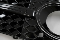 Faros antiniebla Audi A4 B8 07-11 - Negro brillante - Look RS