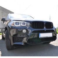 BMW X5 F15 X6 F16 13-18 Camera Grille - Black Brillant look M