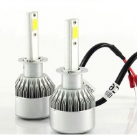 2 lampadine LED H1 HEADxtrem C6 8500lumens 120W - Pure White
