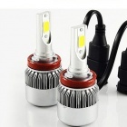 2 Ampoules LED H11 HEADxtrem C6 8500lumens 120W - Blanc Pur