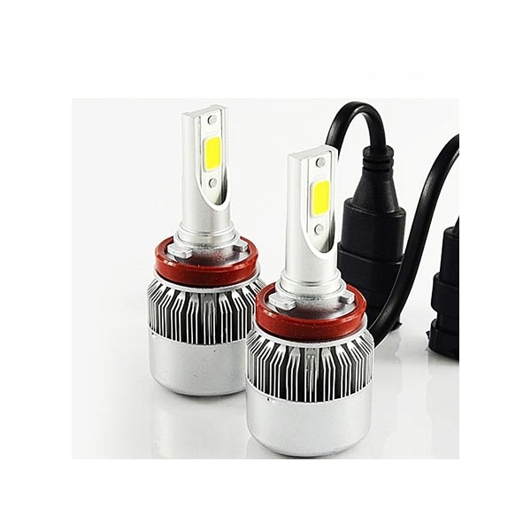 2 lampadine LED H11 HEADxtrem C6 8500lumens 120W - Pure White