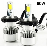 2 H4 HEADxtrem LED-lampen C6 8500lumens 120W - zuiver wit