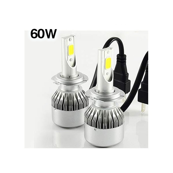 Bombillas LED 2 H7 HEADxtrem C6 8500lumens 120W - Blanco puro
