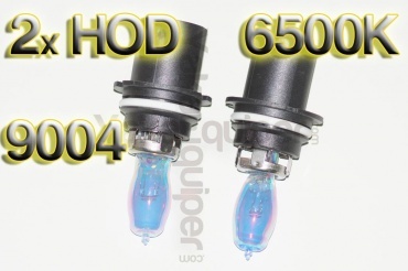 Pack Ampoule 9004 HOD Effet Xenon - Cristal White 6500K