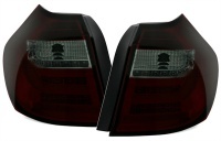 2 lanternas traseiras BMW 1 E87 08-11 - LTI - Fumaça vermelha