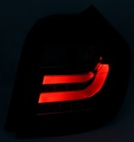 2 luces traseras BMW Serie 1 E87 04-07 - LTI - Negro
